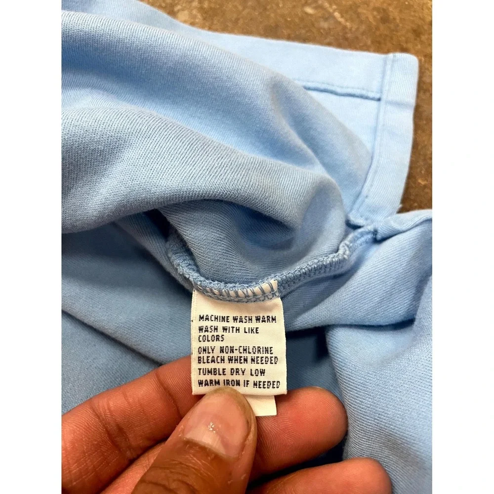 Polo Ralph Lauren Golf Polo Shirt Mens Large Light Blue Cotton Embroidered Logo‎